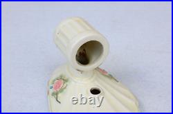 Vintage Ceramic OLD Lamp Light Fixtures Parts Antique Shell Floral Unique YR