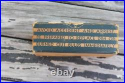 Vintage Chevy Auto Parts Car Truck auto Lamp Bulb Box Antique Car
