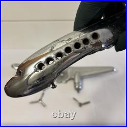 Vintage Chrome Airplane Smoker's Stand Ashtray Lamp Base Parts/Repair