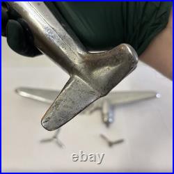Vintage Chrome Airplane Smoker's Stand Ashtray Lamp Base Parts/Repair