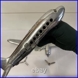 Vintage Chrome Airplane Smoker's Stand Ashtray Lamp Base Parts/Repair