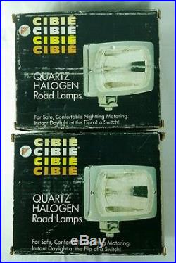 Vintage Cibie Driving Lights Series 195 Road Lamp Kit Porsche Bmw Audi Datsun