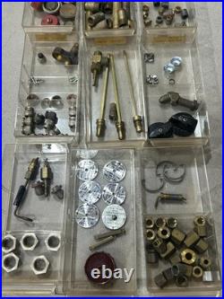 Vintage Coleman Lantern Parts Cabinet Huge Selection Of Parts Many Nos