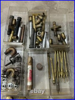 Vintage Coleman Lantern Parts Cabinet Huge Selection Of Parts Many Nos
