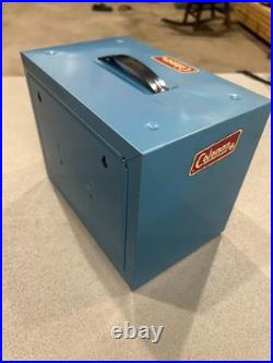Vintage Coleman Lantern Parts Cabinet Huge Selection Of Parts Many Nos