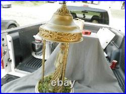 Vintage Creators Inc Goddess Oil Rain Lamp Table Top 29 Tall Parts Estate Find