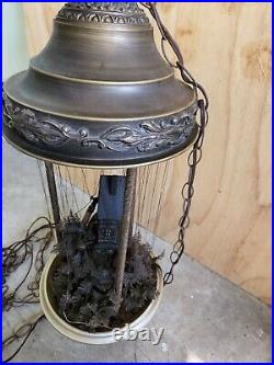 Vintage Creators Inc. Grist Mill Hanging Mineral Oil Rain Lamp Parts Repair 70s