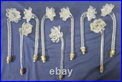 Vintage Crystal Steam Flower Glass For Chandeliers And Lamp Parts From 9 To 8
