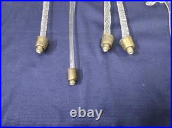 Vintage Crystal Steam Flower Glass For Chandeliers And Lamp Parts From 9 To 8