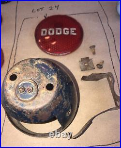 Vintage DODGE Light Assembly Lamp Glass Lens Parts Rat Rod Roadster 24 Of 25