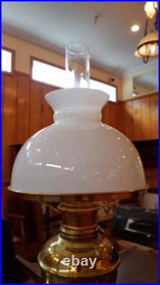 Vintage Dome White Student Shade with 9 7/8 Inch Fitter