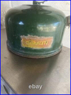 Vintage Dual Mantle Lantern CAMPLETE Parts / Fix Not Complete No Globe