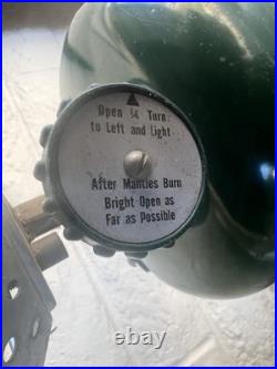 Vintage Dual Mantle Lantern CAMPLETE Parts / Fix Not Complete No Globe