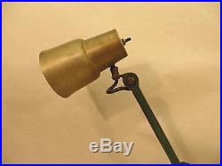Vintage EDL Machinist Industrial Articulating Lamp 5 Pivot Points Parts Restore