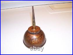 Vintage Early Ford Oil Can Large Script Logo 1908 dated antique oiler hot rod