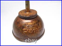 Vintage Early Ford Oil Can Large Script Logo 1908 dated antique oiler hot rod