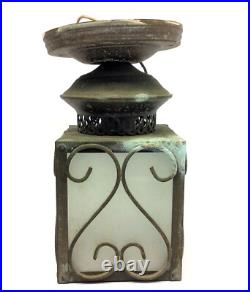 Vintage Electric Decorative Brass Metal Single Porchlight Light Outdoor Parts