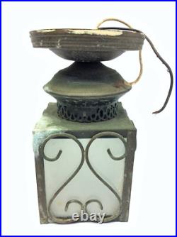 Vintage Electric Decorative Brass Metal Single Porchlight Light Outdoor Parts