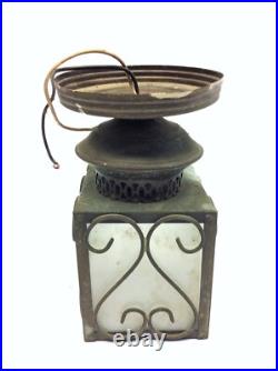 Vintage Electric Decorative Brass Metal Single Porchlight Light Outdoor Parts