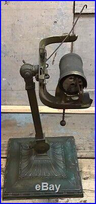 Vintage Emeralite Desk Lamp No. 8734 Antique Lighting For Parts / Repair(A)