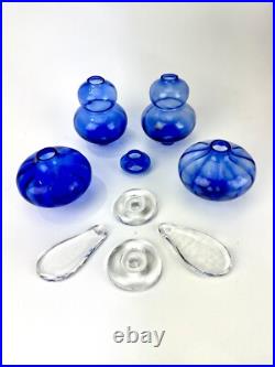 Vintage Erik Hoglund Kosta Boda Chandelier Lamp Parts