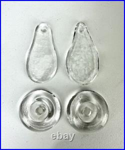 Vintage Erik Hoglund Kosta Boda Chandelier Lamp Parts