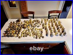 Vintage FAT-BOY Light Sockets Paddle Chain Shells & Other Lamp Parts 150+ Pieces