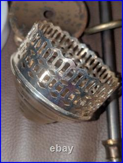 Vintage Fenton Parts Only for Student Lamp for Parts