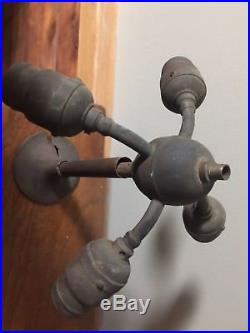Vintage Four Arm Socket Cluster Lamp Part