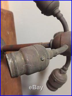 Vintage Four Arm Socket Cluster Lamp Part