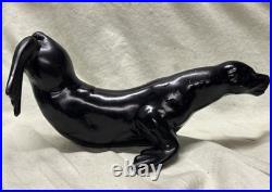 Vintage French Art Deco Metal Sea Lion Only Lamp Stand Parts Louis Albert Carvin