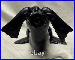 Vintage French Art Deco Metal Sea Lion Only Lamp Stand Parts Louis Albert Carvin