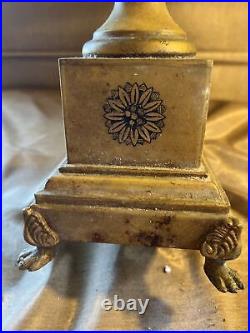 Vintage French Lamp Double Cluster Socket Beautiful Fix Or Parts