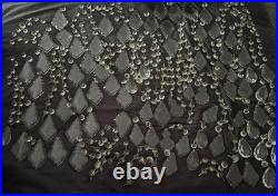 Vintage French cut 80 assorted crystal European lamp parts plus swag crystals