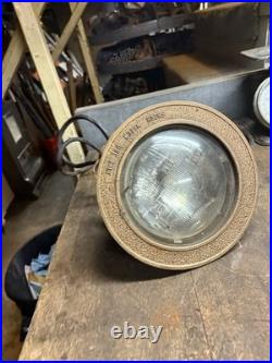 Vintage Fresh Water Use Only Pool Spa Electric Light Lamp 10 Brass Parts USA