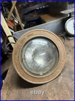 Vintage Fresh Water Use Only Pool Spa Electric Light Lamp 10 Brass Parts USA