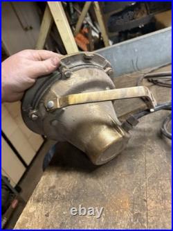 Vintage Fresh Water Use Only Pool Spa Electric Light Lamp 10 Brass Parts USA