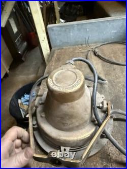 Vintage Fresh Water Use Only Pool Spa Electric Light Lamp 10 Brass Parts USA