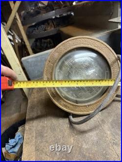 Vintage Fresh Water Use Only Pool Spa Electric Light Lamp 10 Brass Parts USA