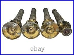 Vintage G. I. M. Cast Metal Columns Bases Parts Lot Hollywood Regency 4pc READ