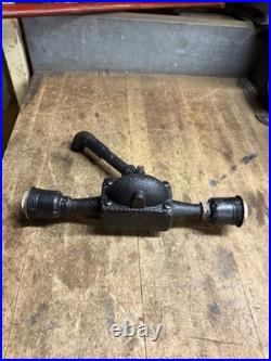 Vintage Gas Pump Benjamin Electric Light Lamp Sockets Fixture Mount Parts USA