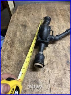 Vintage Gas Pump Benjamin Electric Light Lamp Sockets Fixture Mount Parts USA