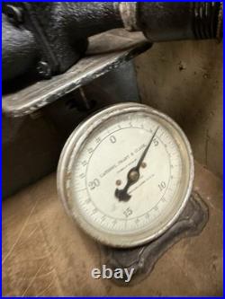 Vintage Gas Pump Benjamin Electric Light Lamp Sockets Fixture Mount Parts USA