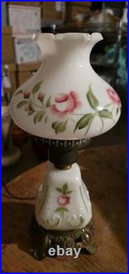 Vintage Gone With The Wind Hurricane Table Lamp. All Original Parts And Patina