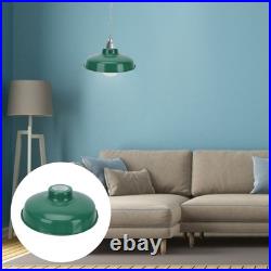 Vintage Green Lampshade Enamel Light Cover Ceiling Lampshades for Bedroom