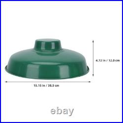 Vintage Green Lampshade Enamel Light Cover Ceiling Lampshades for Bedroom