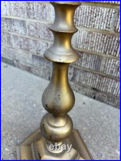 Vintage HUBLEY 3 Light Bouillotte Table Lamp Parts Repair-see Description