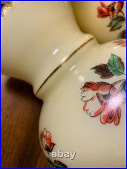 Vintage Hand Painted Rose Floral Light Lamp Shade Lot 4 rare replacement parts Vintage Hand Painted Rose Floral Light Lamp Shade Lot 4 rare replacement parts