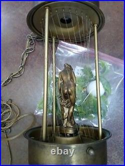 Vintage Hanging Rain Oil Lamp, PARTS/REPAIR ONLY, Needs Repairs