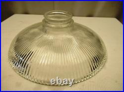 Vintage Holophane Style Prismatic Ribbed Glass Lamp Shade 8 Industrial LightR4 Vintage Holophane Style Prismatic Ribbed Glass Lamp Shade 8 Industrial LightR4